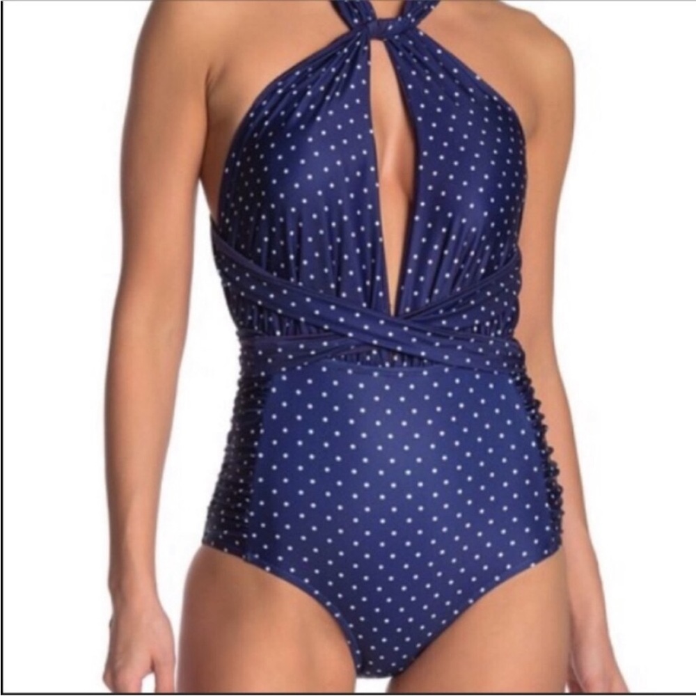 Nicole Miller New York Convertible One-Piece Swimsuit